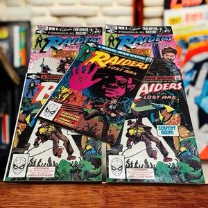 Vintage Rangers of the Lost Ark Comic Books‎ Set of (5) USED CONDITION